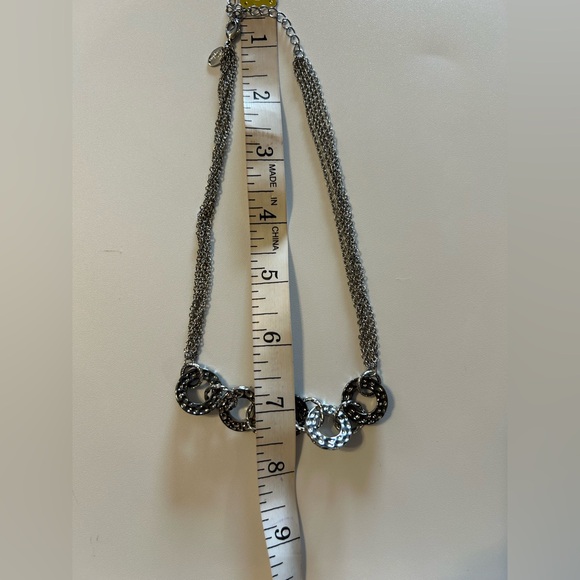 Lia Sophia "Eclipse" Interlocking Circles Necklace - Picture 7 of 7